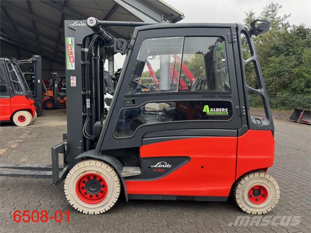 Linde E 50 HL 01 电动叉车