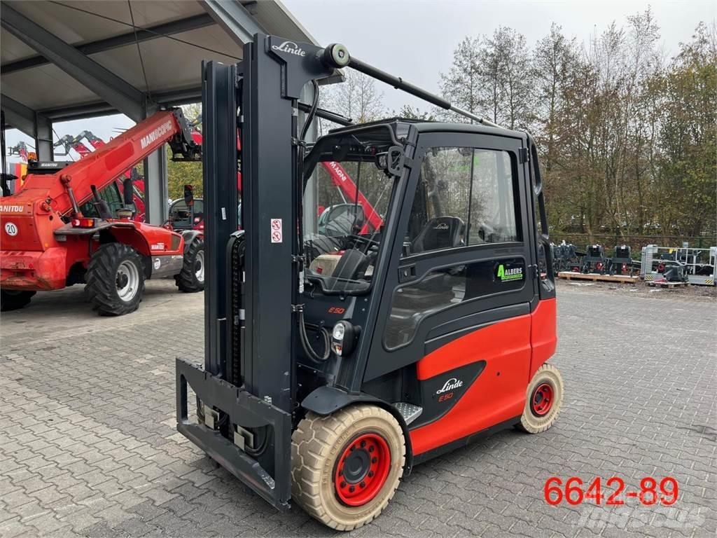 Linde E 50 HL 01 电动叉车