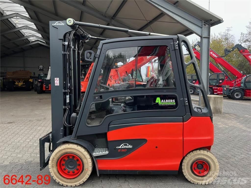 Linde E 50 HL 01 电动叉车