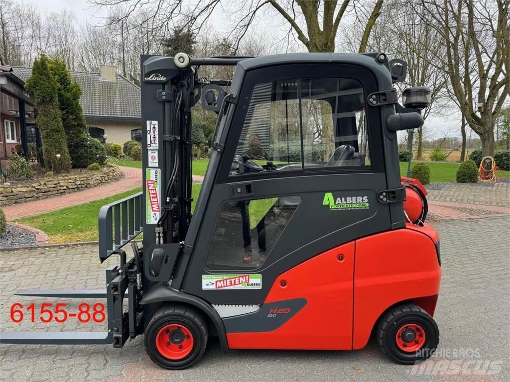Linde H 20 T 01 天然气叉车
