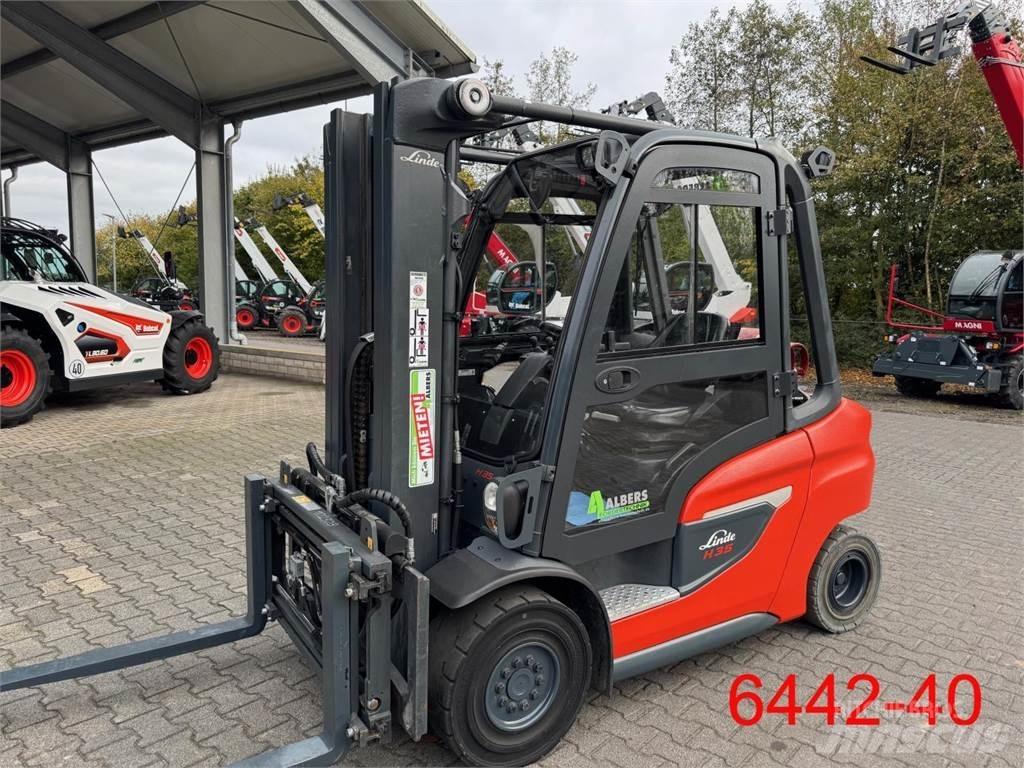 Linde H 35 T 01 天然气叉车