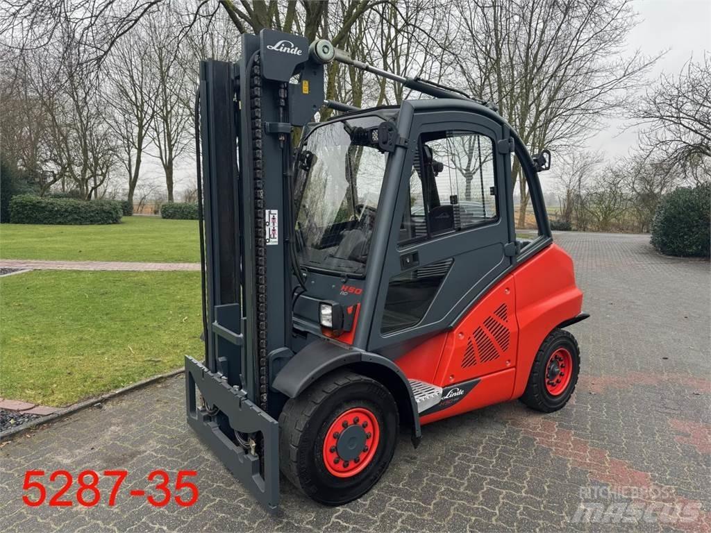 Linde H 50 D 02 600 柴油叉车
