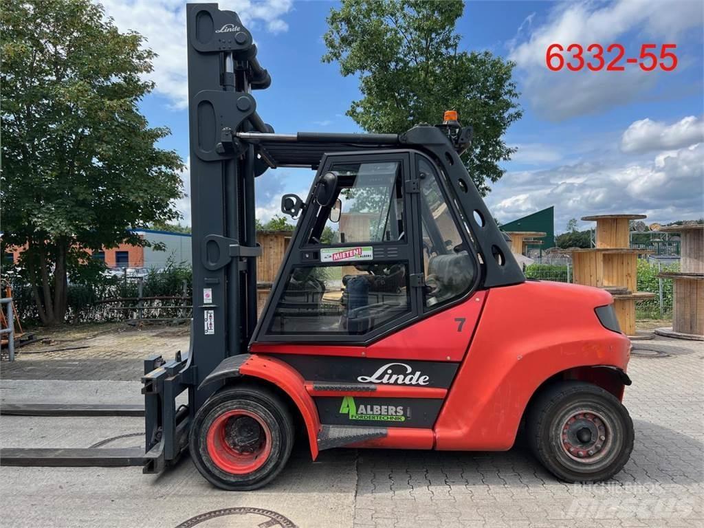 Linde H 80 D 02 900 柴油叉车