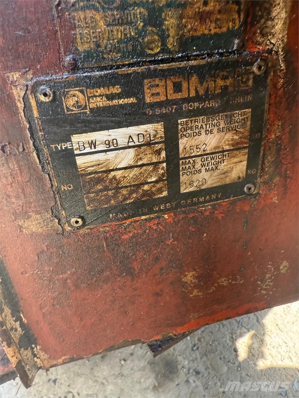 Bomag BW90 双轮压路机