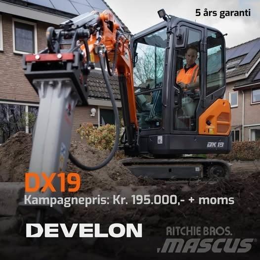 Develon DX19-7 小型挖掘机
