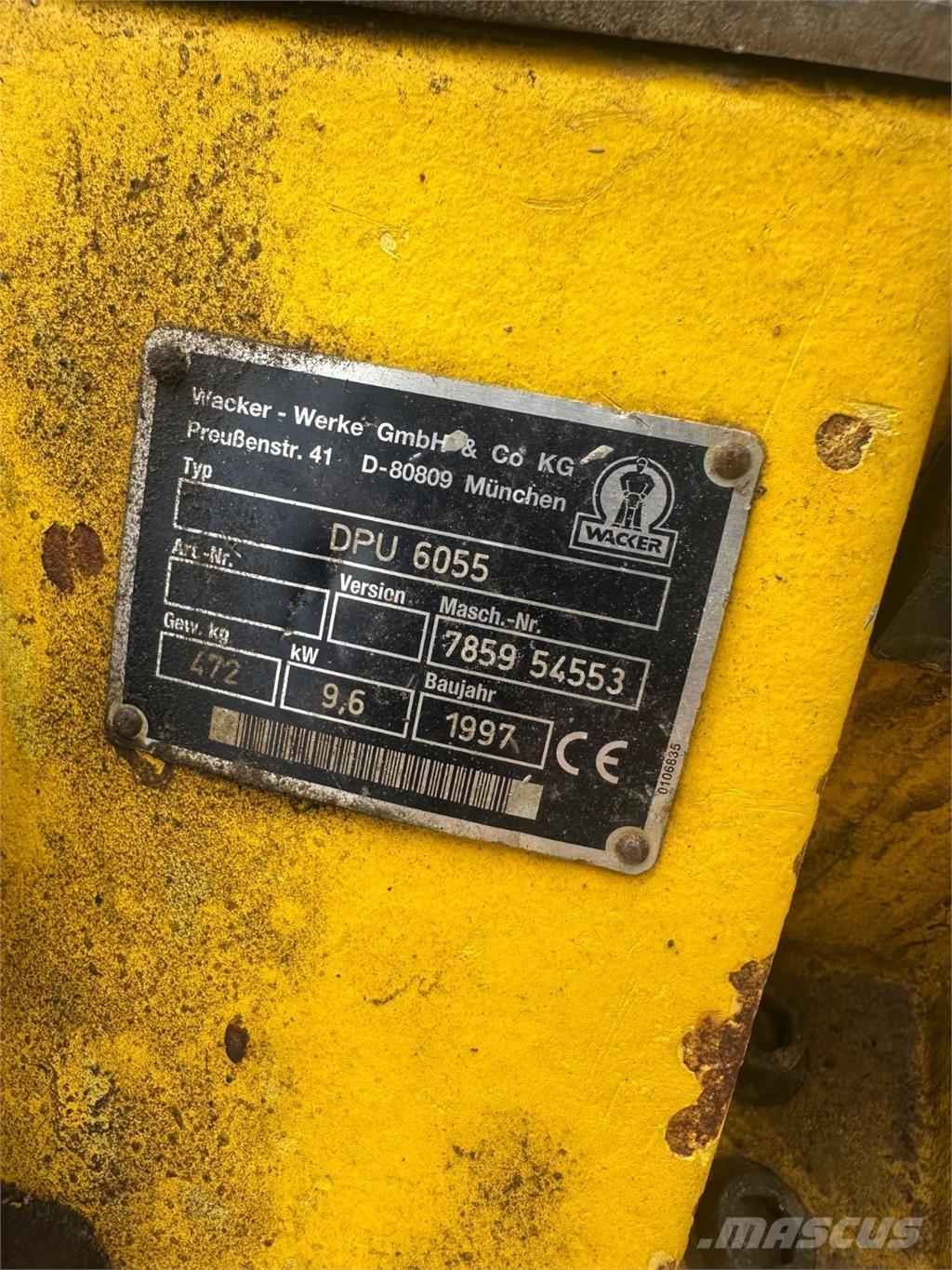  DPU6055 平板夯
