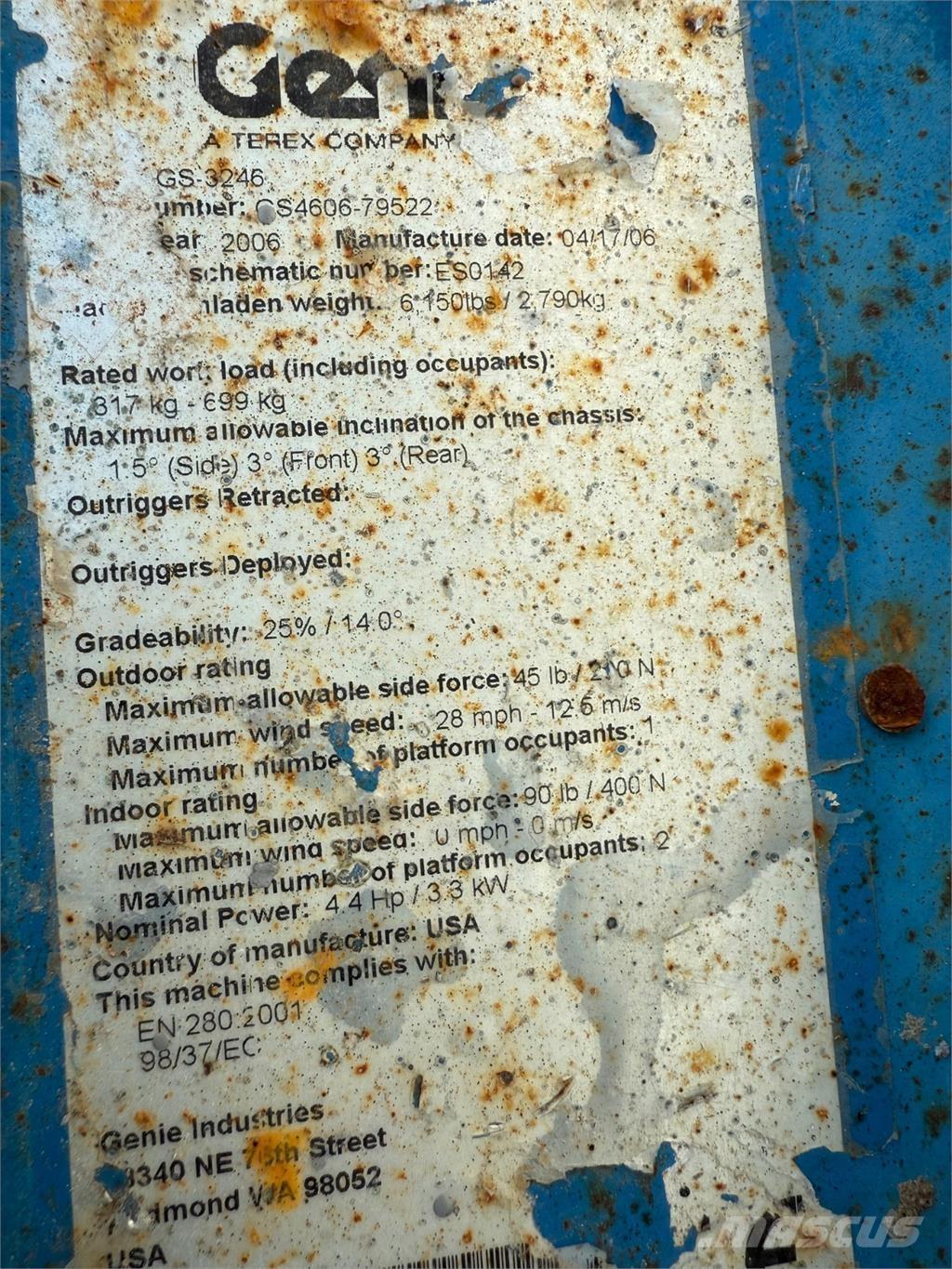 Genie GS3246 剪叉式升降机