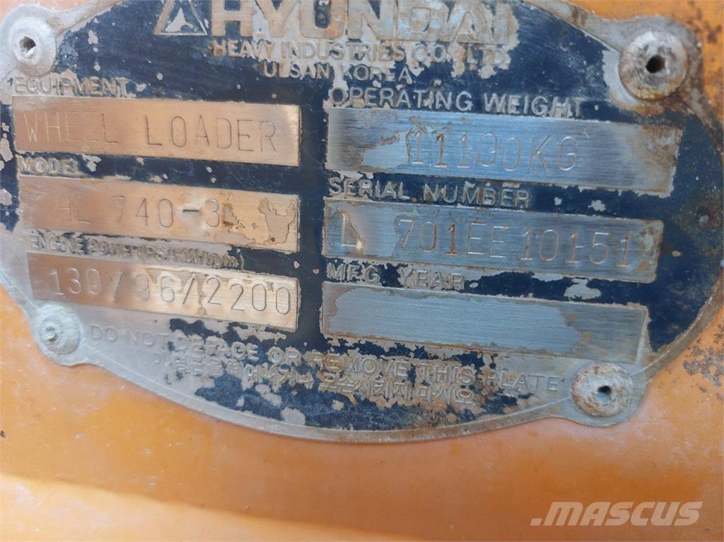 Hyundai HL740-3 轮式装载机