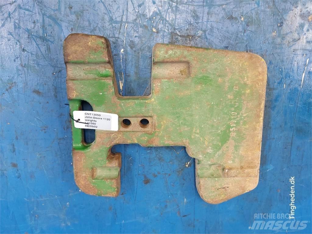 John Deere 1120 前配重块