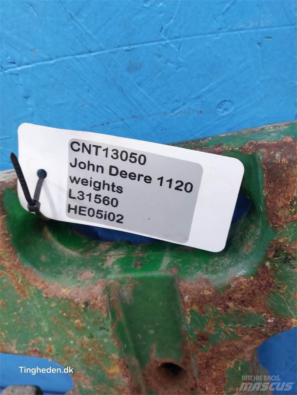 John Deere 1120 前配重块