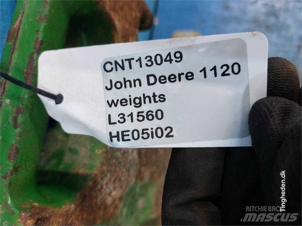 John Deere 1120 前配重块