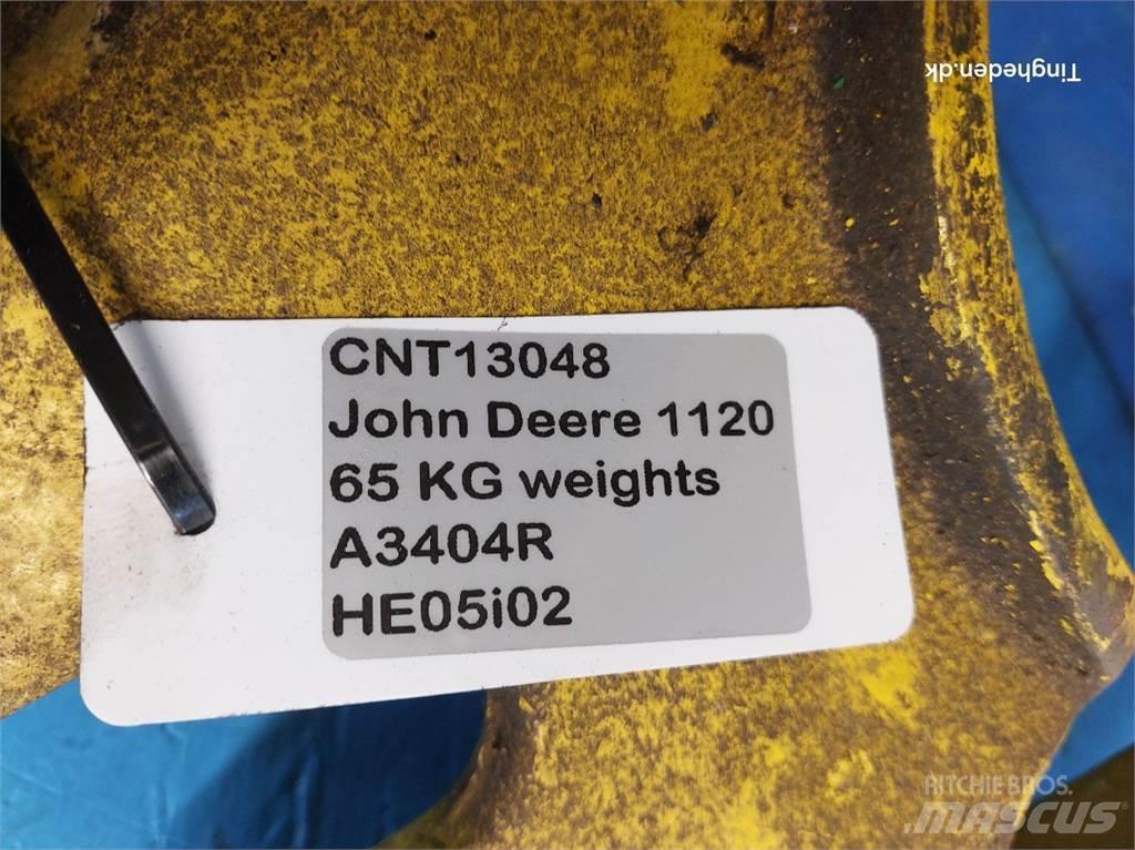 John Deere 1120 前配重块