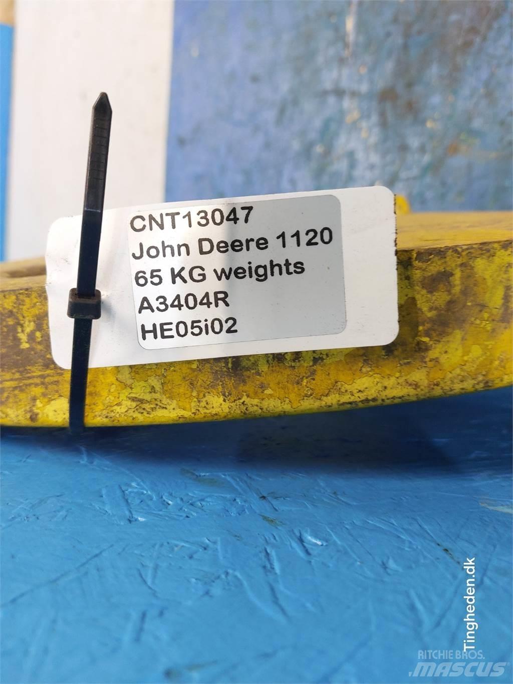 John Deere 1120 前配重块