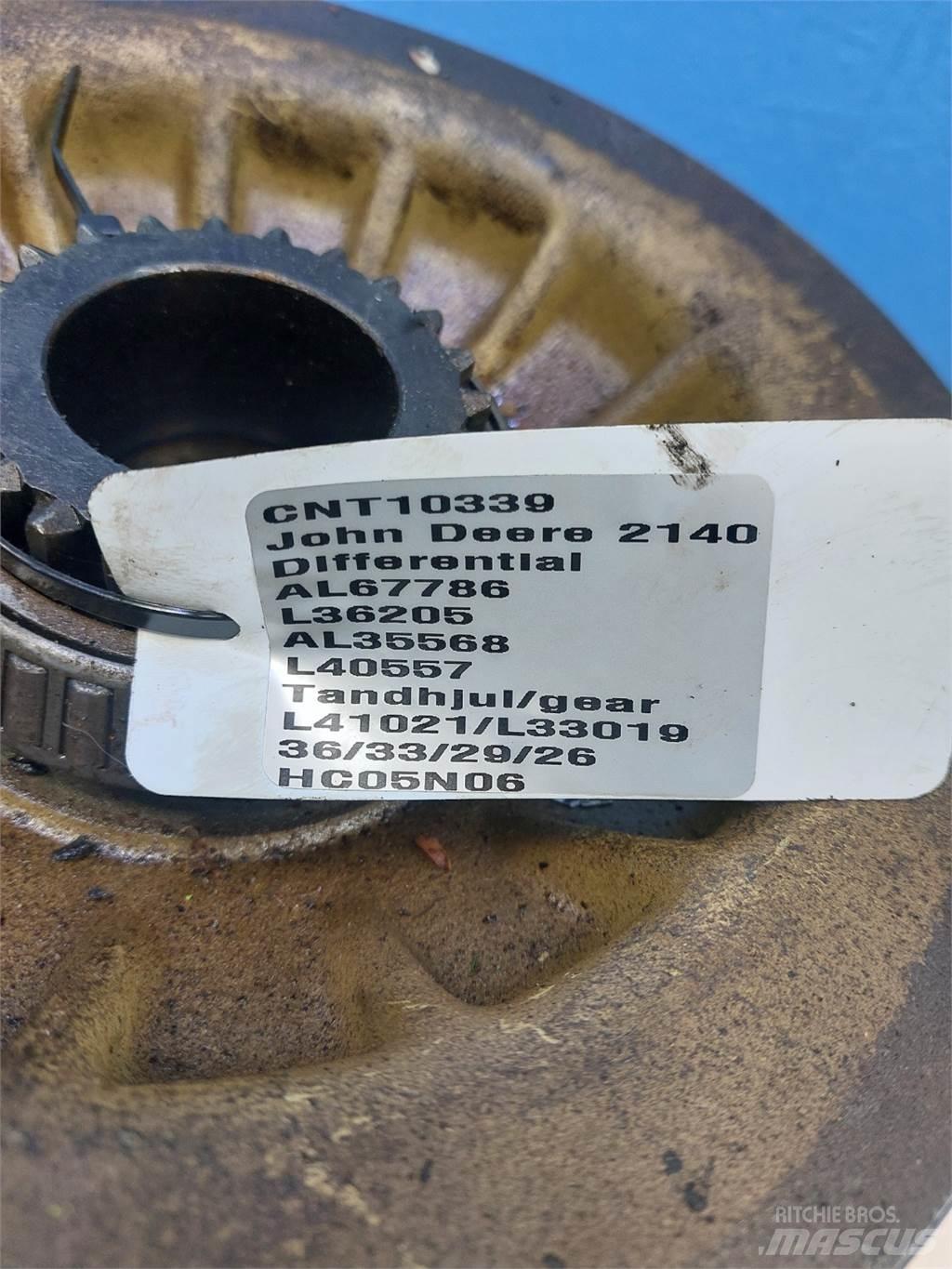 John Deere 2140 传动装置