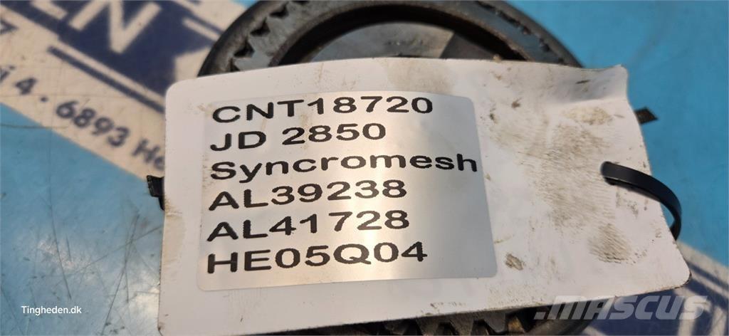 John Deere 2850 传动装置
