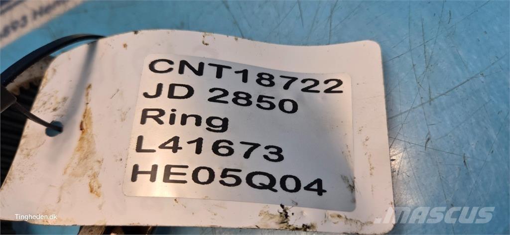 John Deere 2850 传动装置