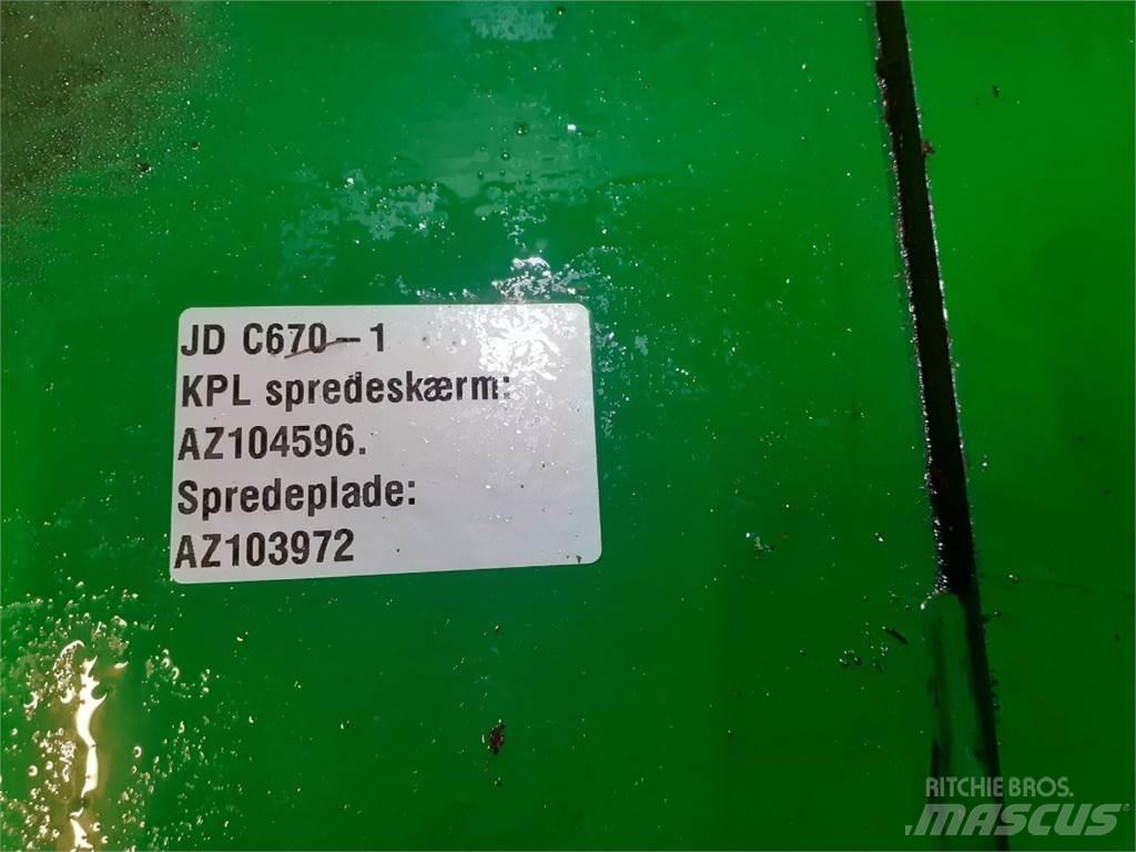 John Deere C670 联合收割机配件