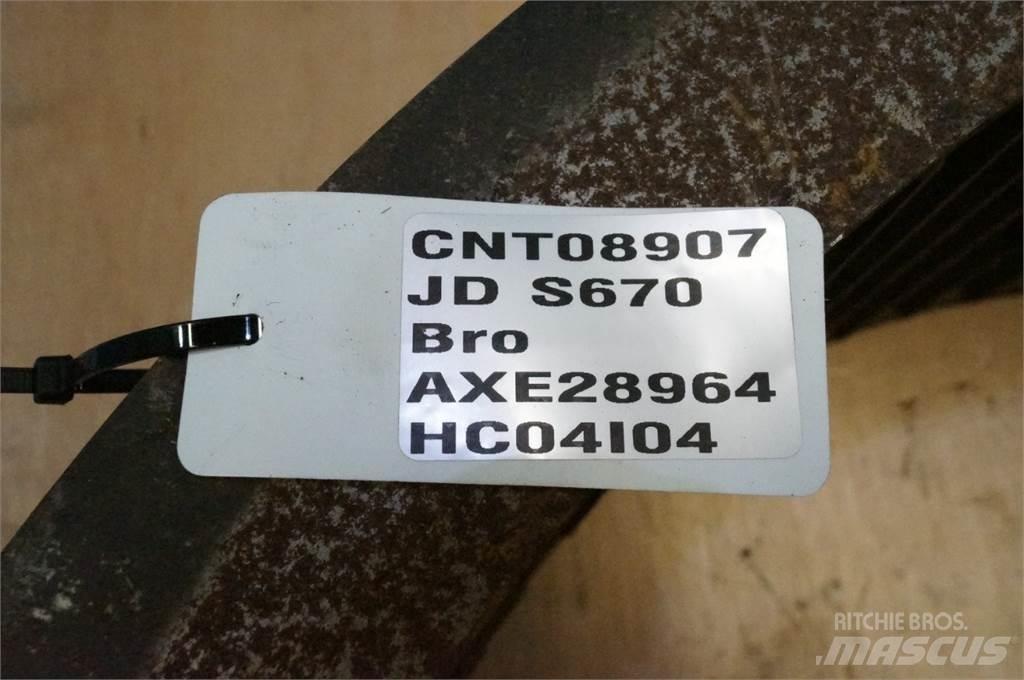 John Deere S670 联合收割机配件