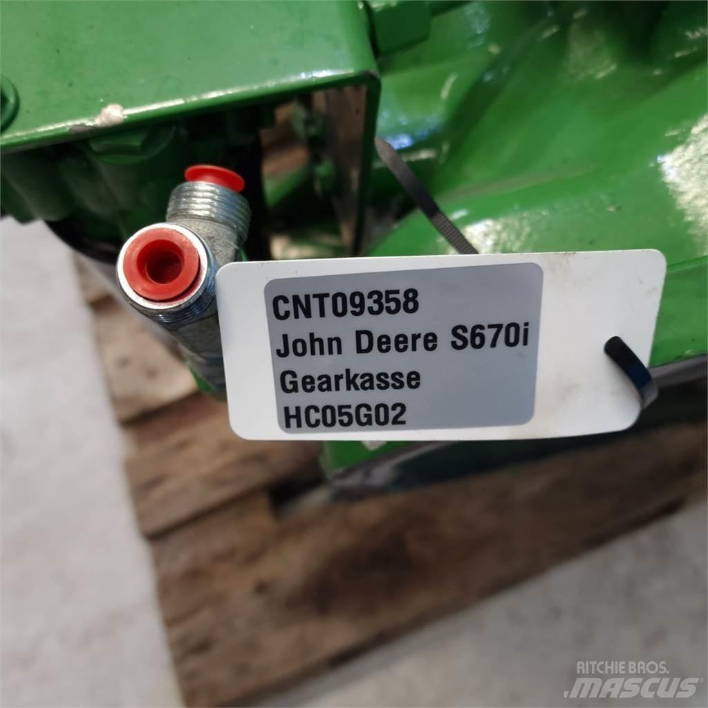 John Deere S670 传动装置