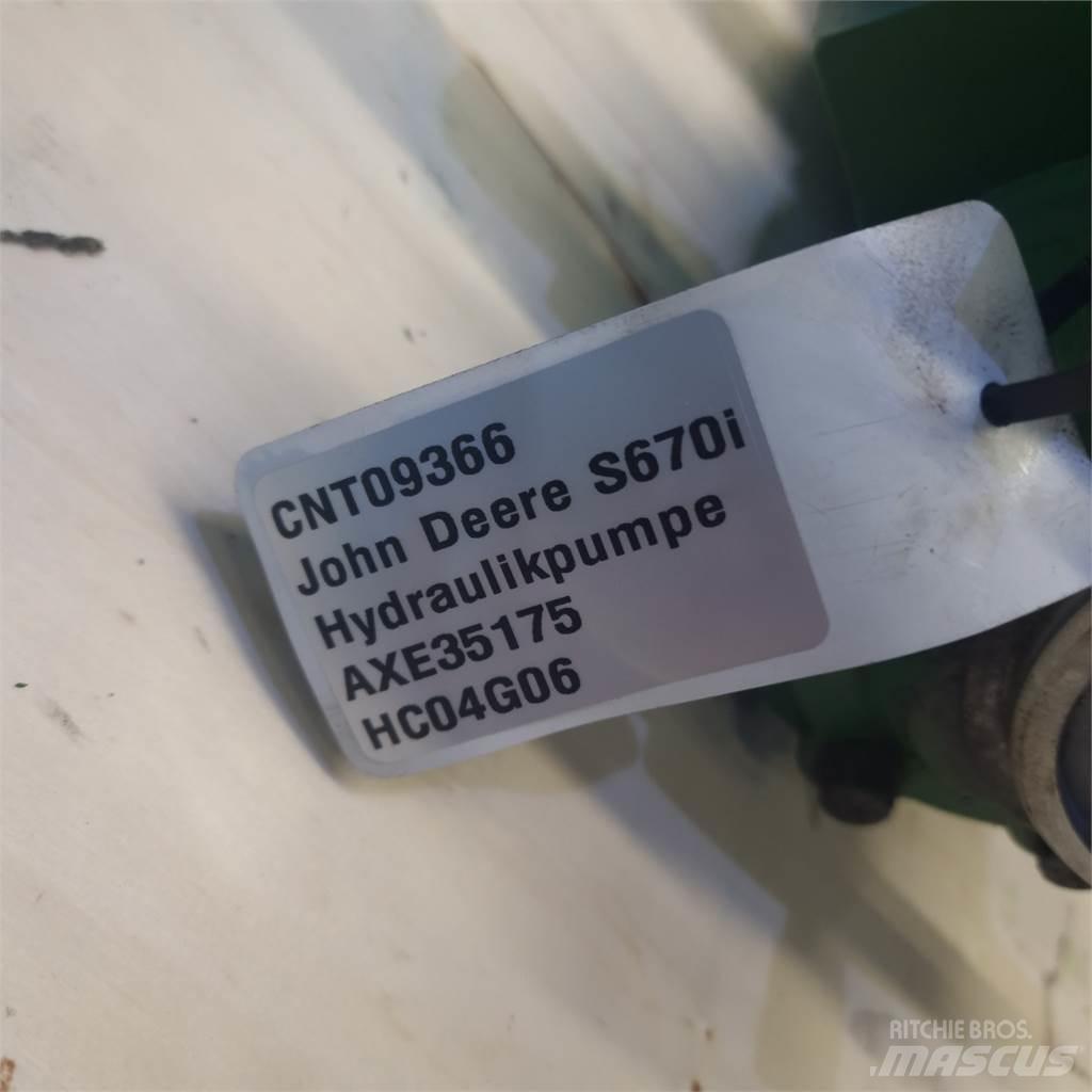 John Deere S670 液压