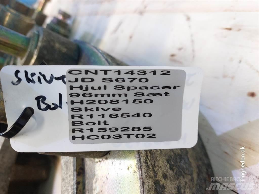 John Deere S670 轮胎、车轮、轮圈