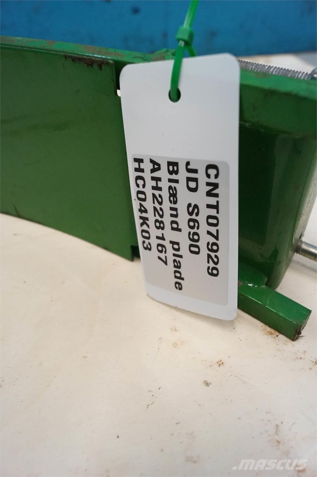 John Deere S690 联合收割机配件