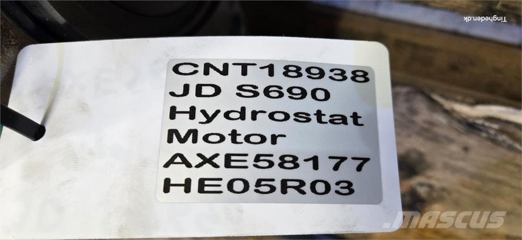John Deere S690 液压