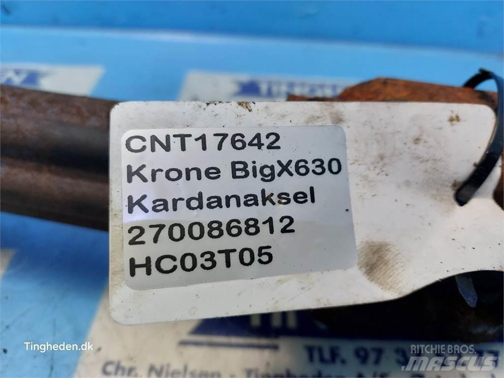 Krone Big X 630 干草饲料收割机配件