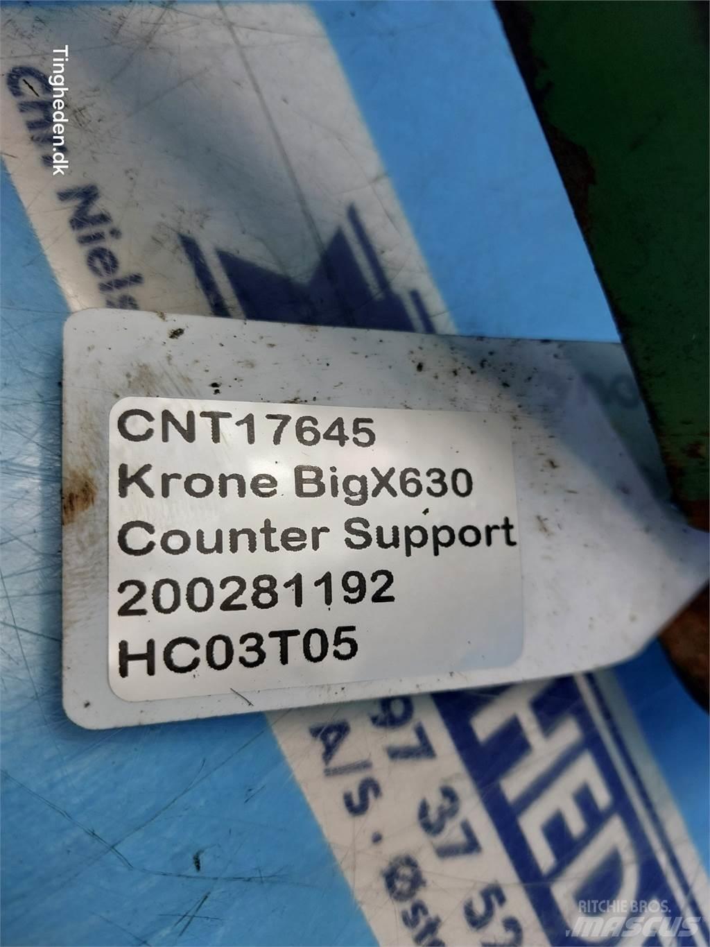 Krone Big X 630 干草饲料收割机配件