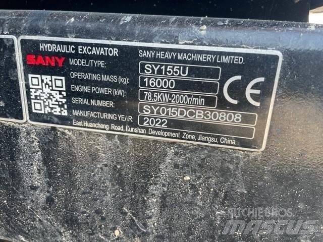 Sany SY155U 履带挖掘机
