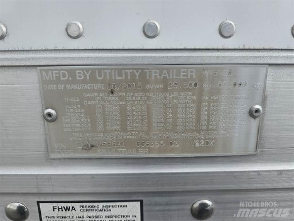 Utility VS2DX 53' 厢式拖车