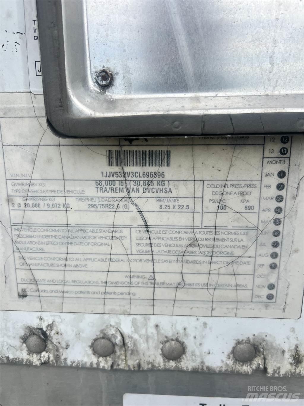 Wabash 53FT Dry Van 厢式拖车