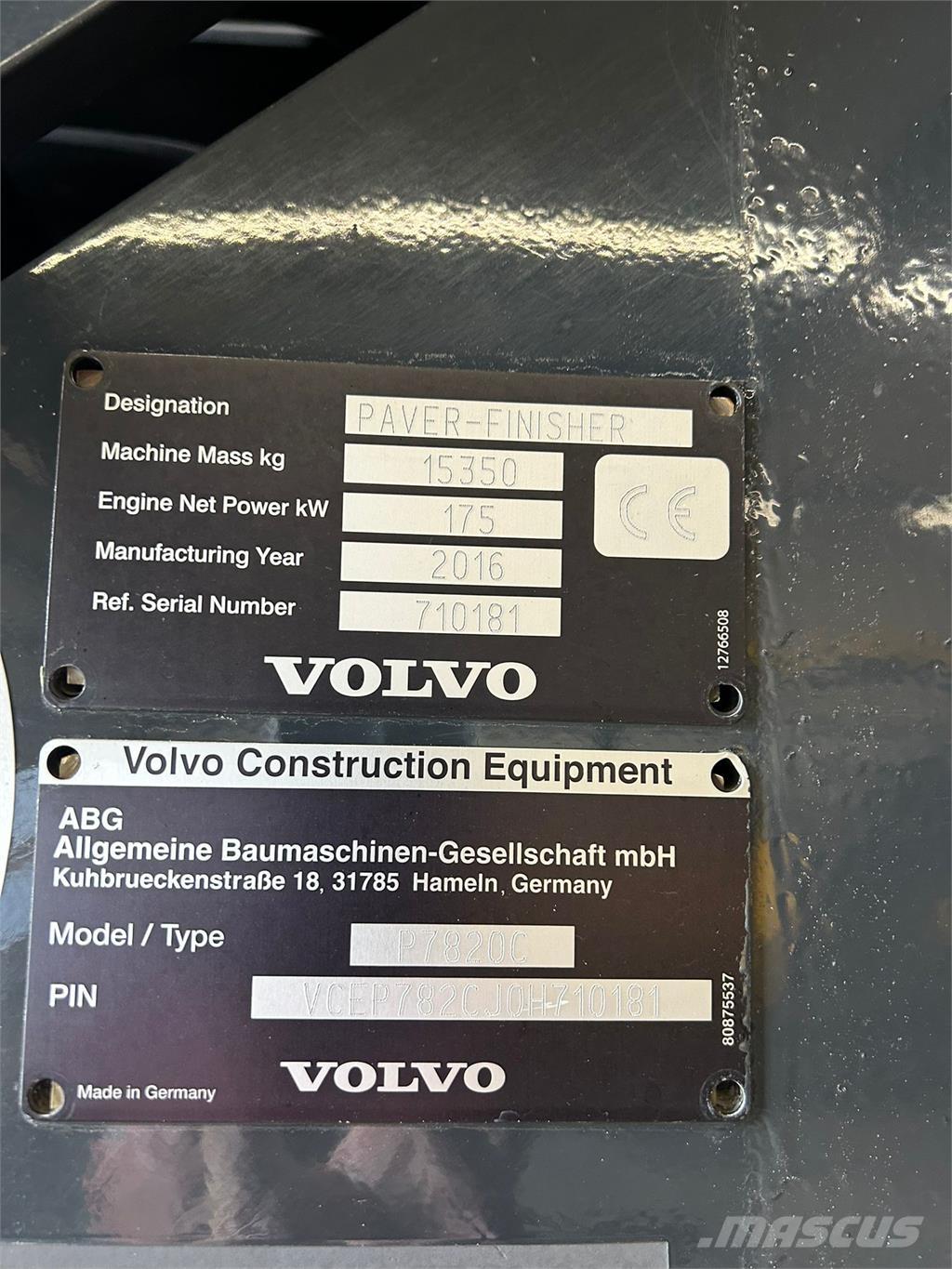  P7820C P7820C 沥青摊铺机