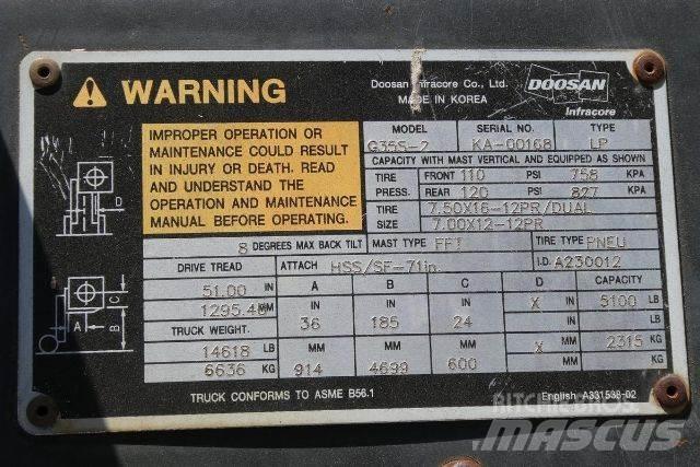 Daewoo G35S-2 其他叉车