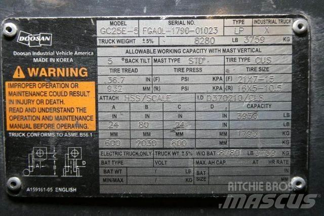 Doosan GC25E-5 其他叉车