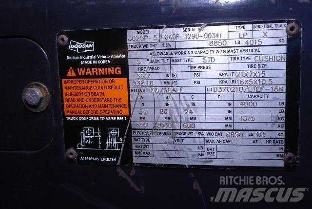 Doosan GC25P-5 其他叉车