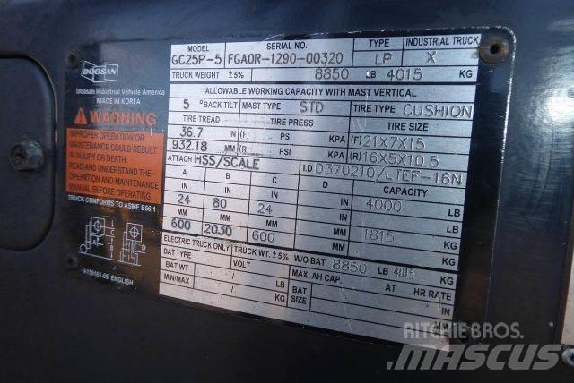 Doosan GC25P-5 其他叉车