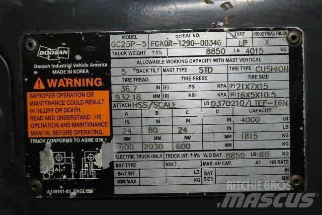 Doosan GC25P-5 其他叉车