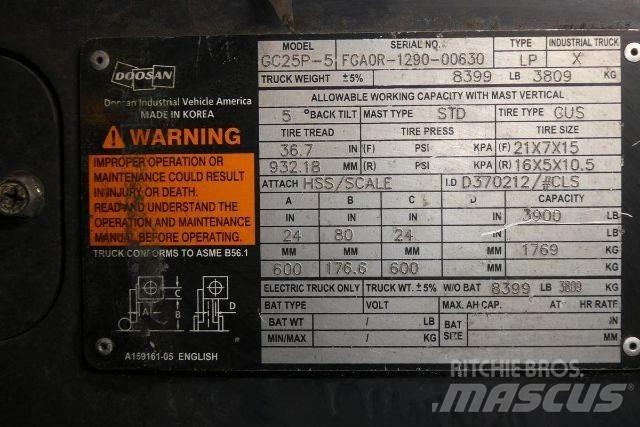 Doosan GC25P-5 其他叉车