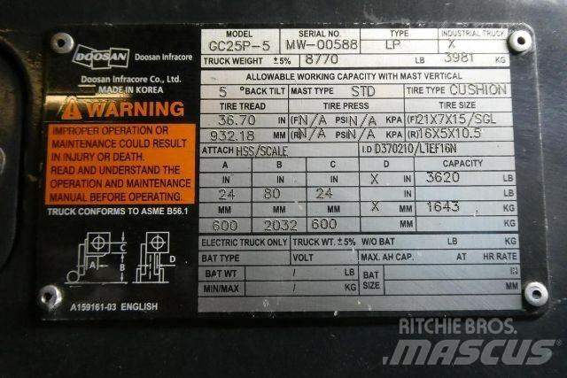 Doosan GC25P-5 其他叉车
