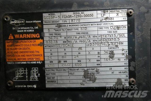 Doosan GC25P-5 其他叉车