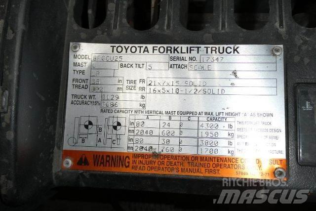 Toyota 8FGCU25 其他叉车