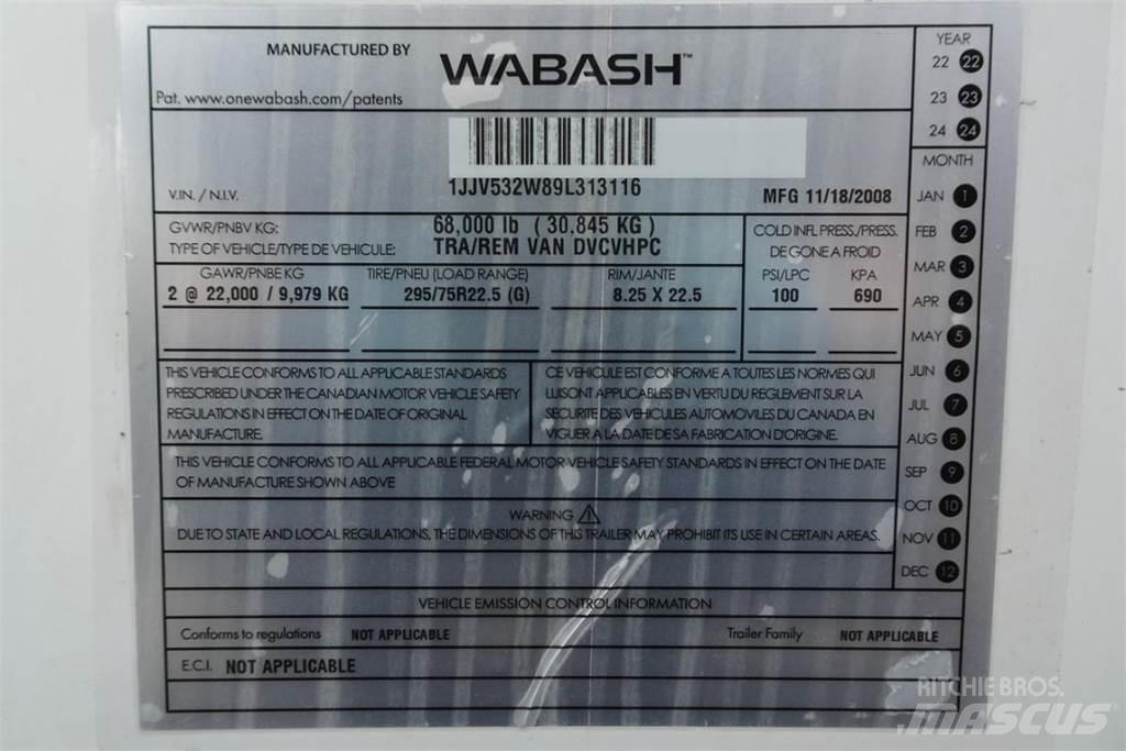 Wabash DVCVHPC 厢式拖车