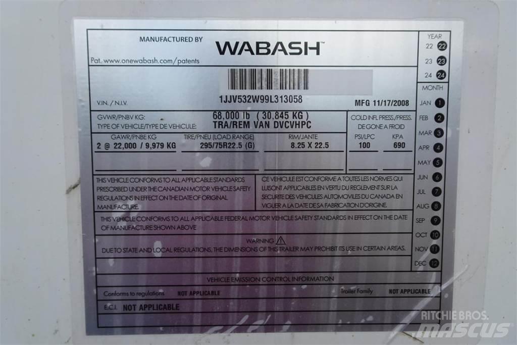 Wabash DVCVHPC 厢式拖车