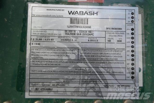 Wabash DVHDHPC 厢式拖车