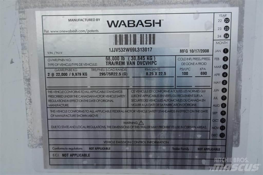 Wabash DVHDHPC 厢式拖车
