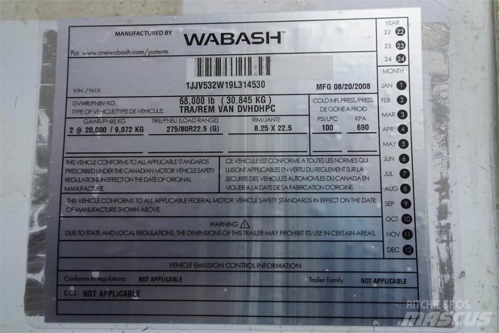 Wabash DVHDHPC 厢式拖车