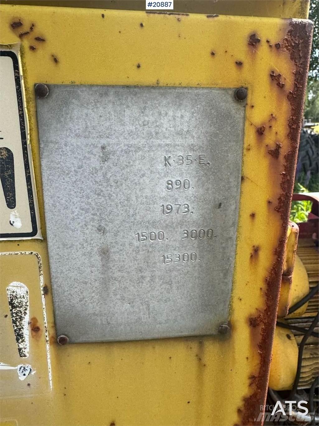 Krøll K35E Tårnkran 塔式起重机