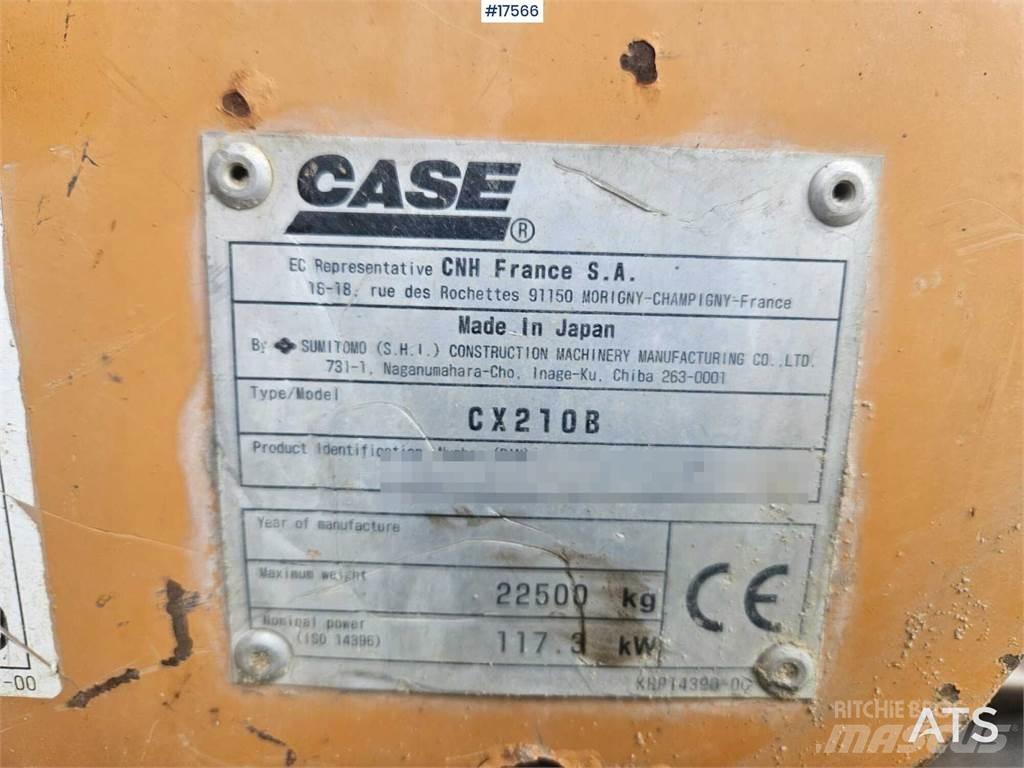 CASE CX210B 履带挖掘机