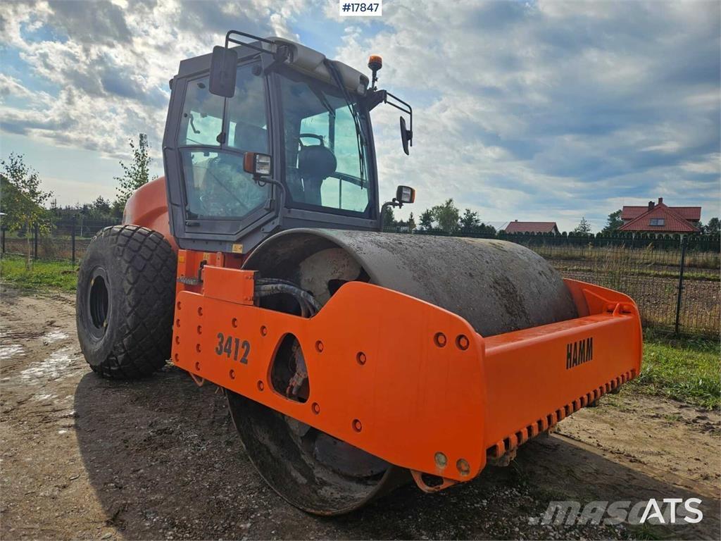 Hamm 3412HT 单轮压路机